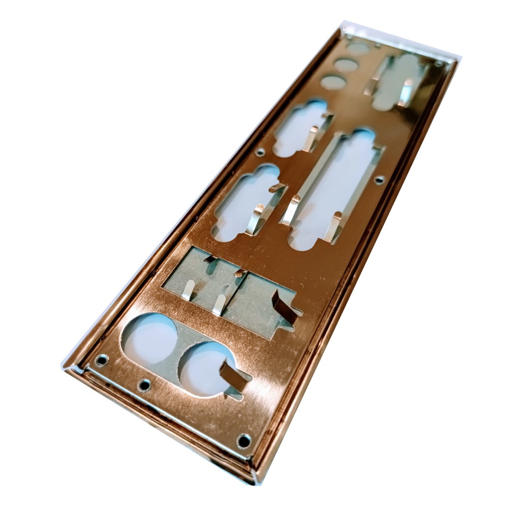 ATX I/O shield. Back window