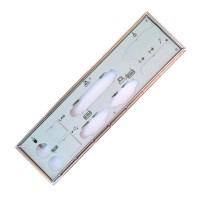 Metal standard ATX I/O shield back window for ATX computers