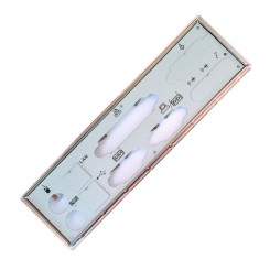 Metal standard ATX I/O shield back window for ATX computers