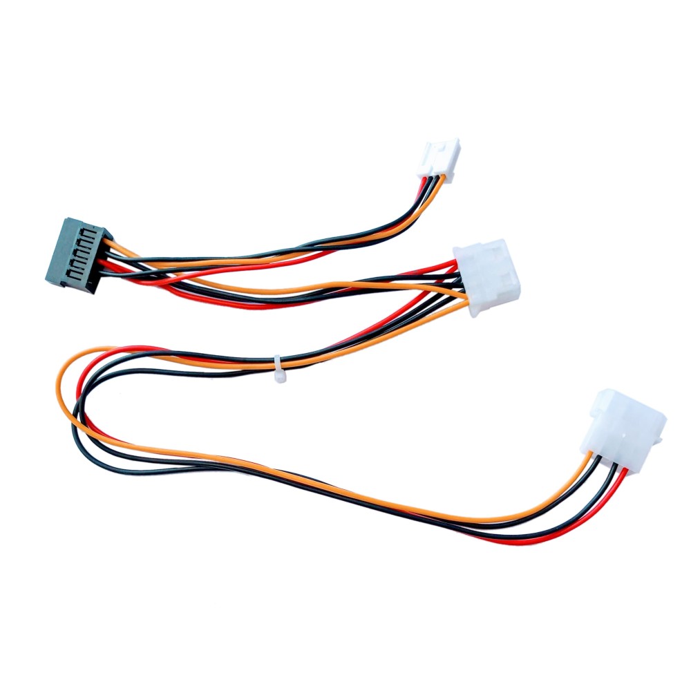 Molex to Molex + SATA + Floppy extension