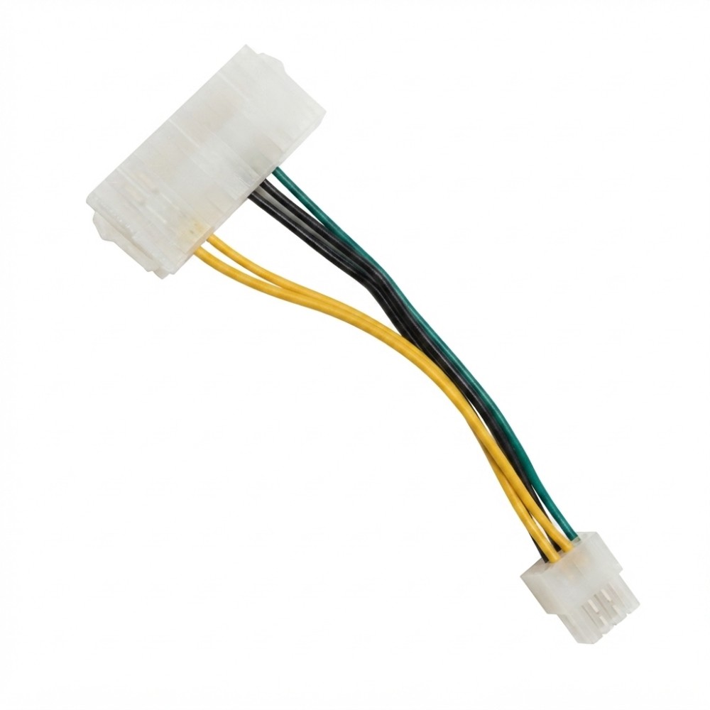 8-Pin adapter for EXP GDC GPU Dock 8-pin adaptor cable for EXP GDC GPU dock with white connectors and yellow, black, and green wires.