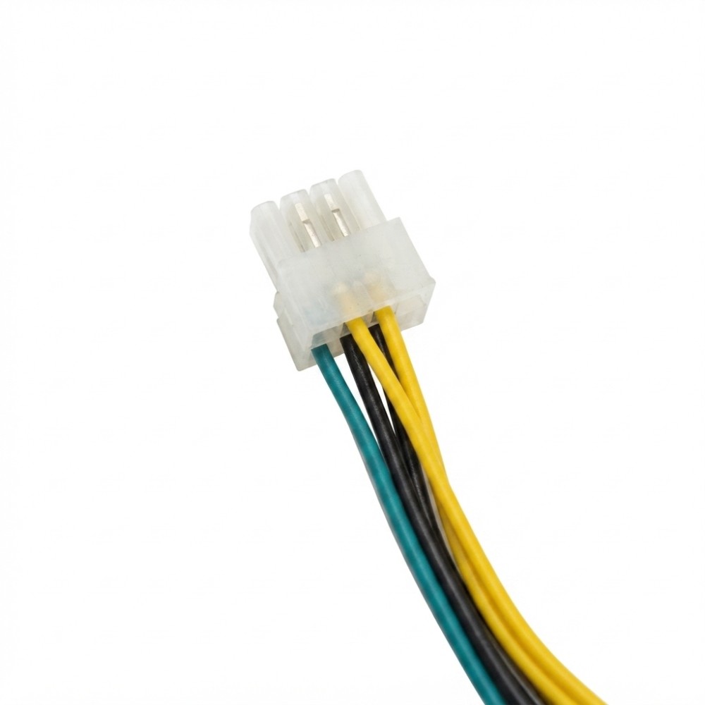 8-Pin adapter for EXP GDC GPU Dock 8-pin adapter cable for EXP GDC GPU dock featuring green, black, and yellow wires with white connector.