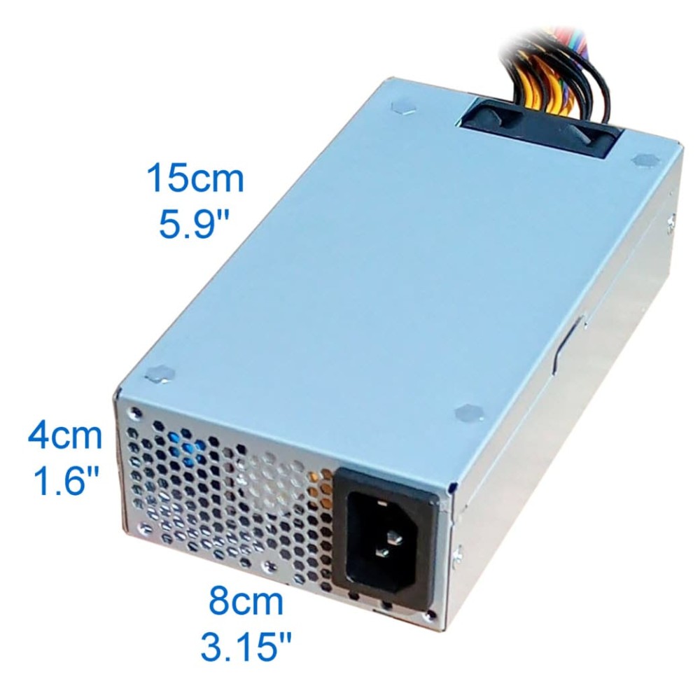 FSP270-60LE 1U Flex PSU FSP270-60LE 1U flex PSU front view with dimensions 150x40x80mm