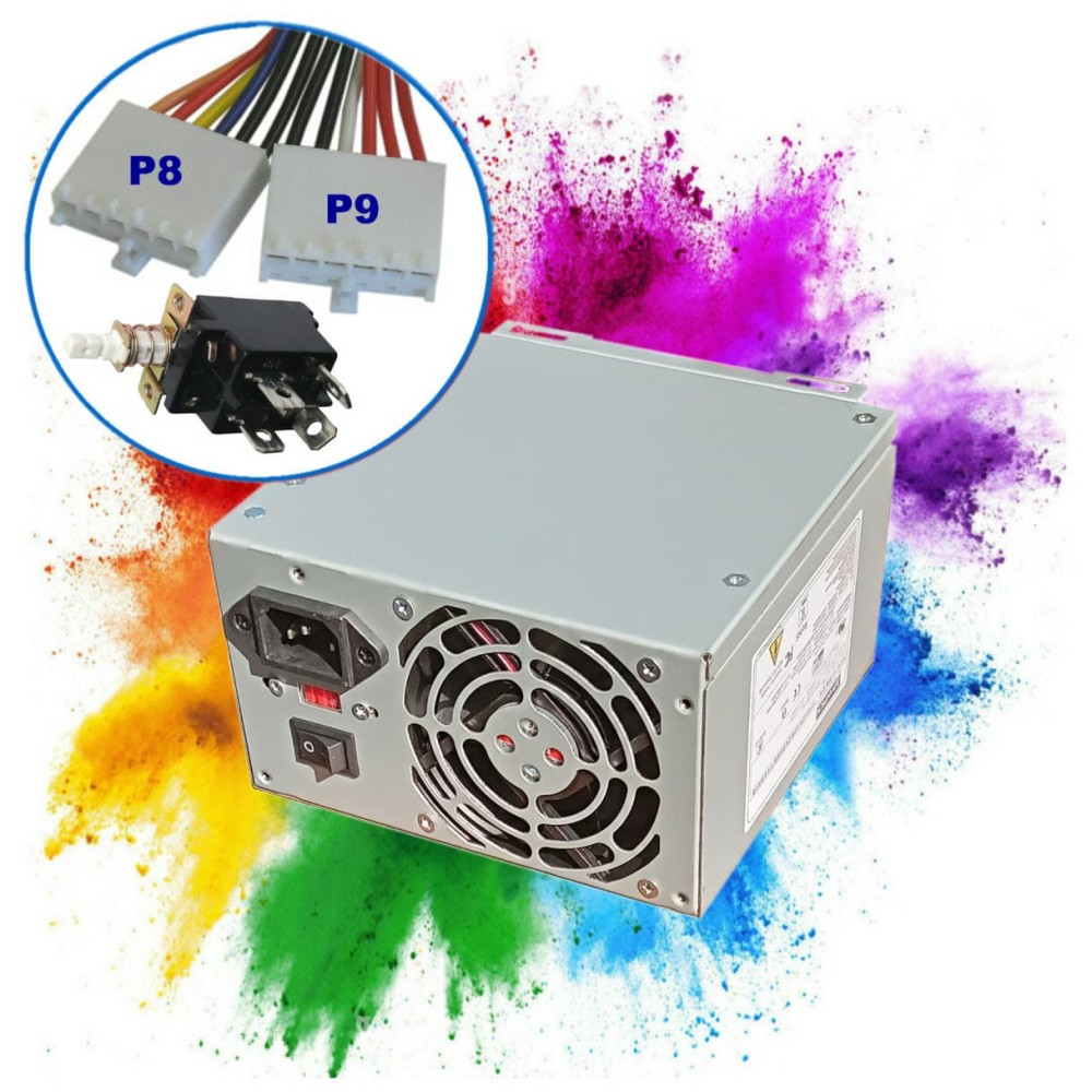 AT 300W PSU P8, P9 and P10 connectors