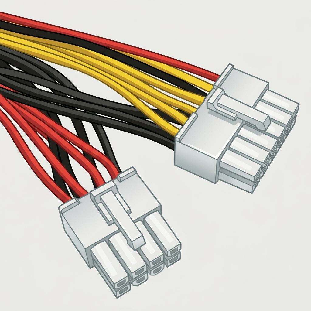 Synology 12 plus 8 pin proprietary power connector adaptor