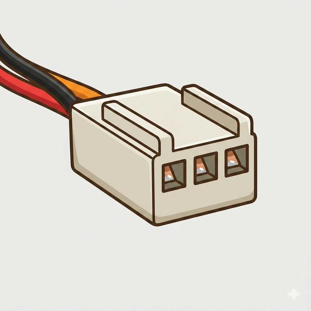 3 pin PSU fan connector