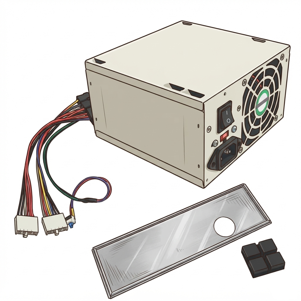 ATX to AT PC power supply conversion kit