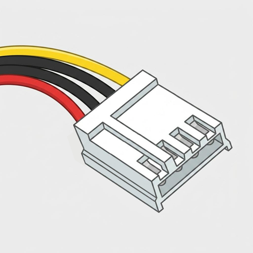 Floppy Berg mini Molex connector