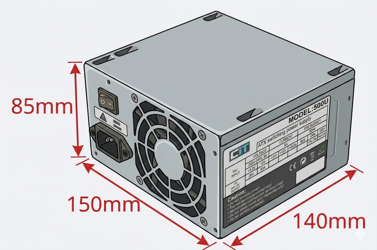 ATX PSU standard PS2 measurements
