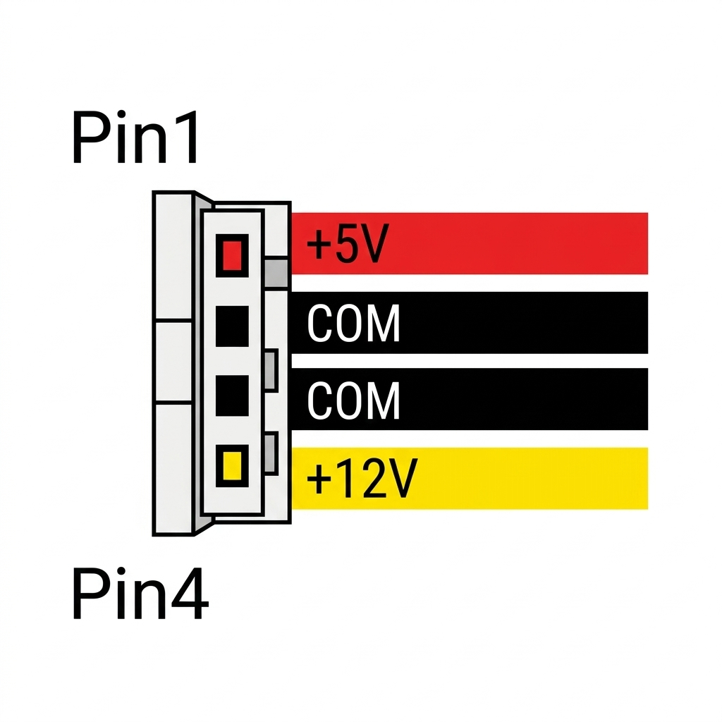 Floppy Berg connector pinout diagram